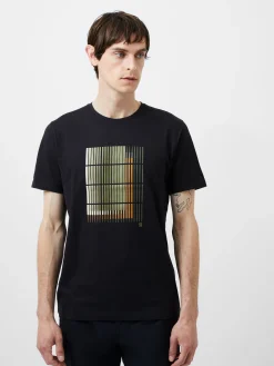 French Connection T-Shirts & Polo Shirts-Abstract Line Organic Graphic T-Shirt