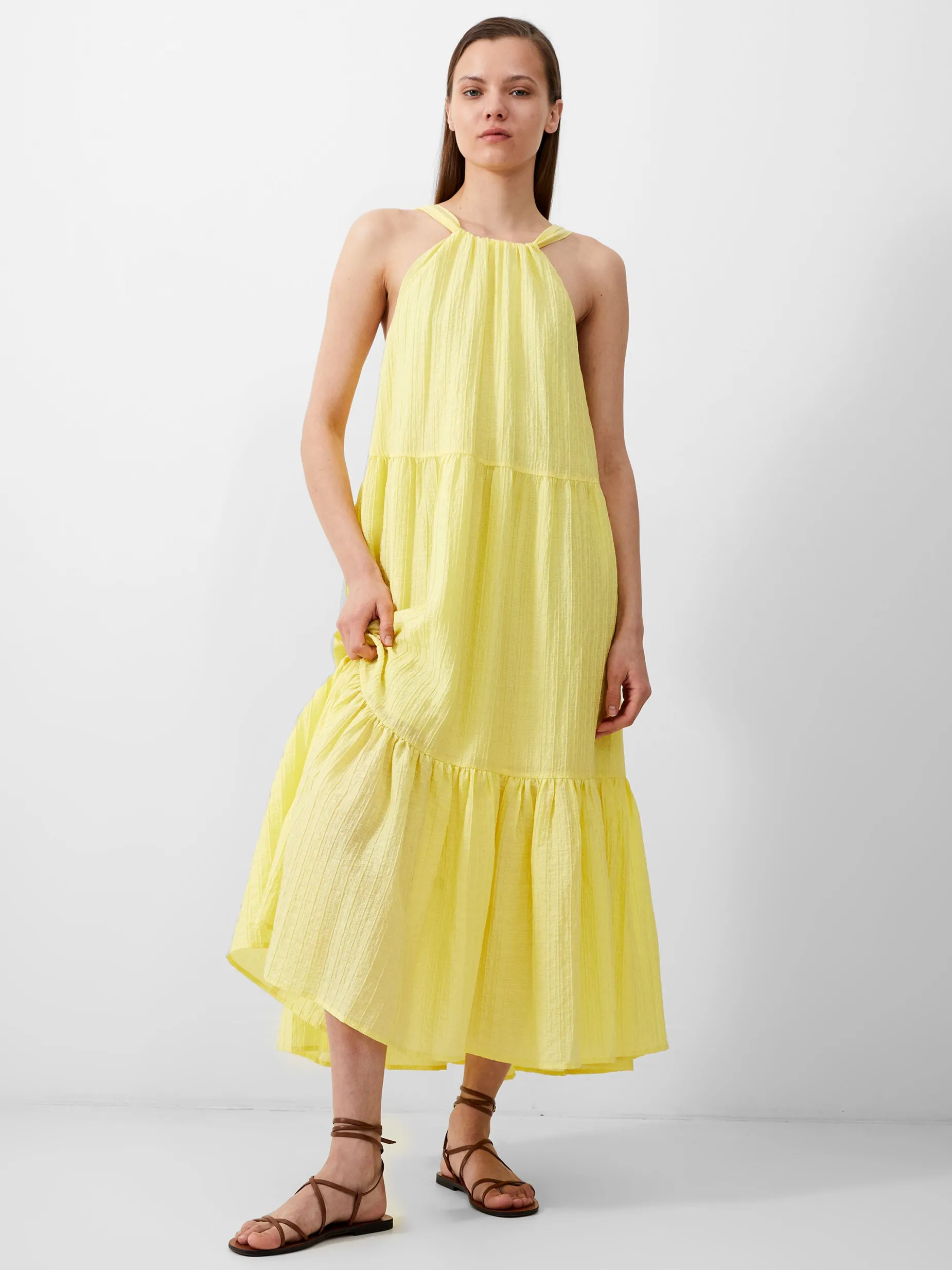 French Connection Maxi Dresses-Aleska Textured Midaxi Dress