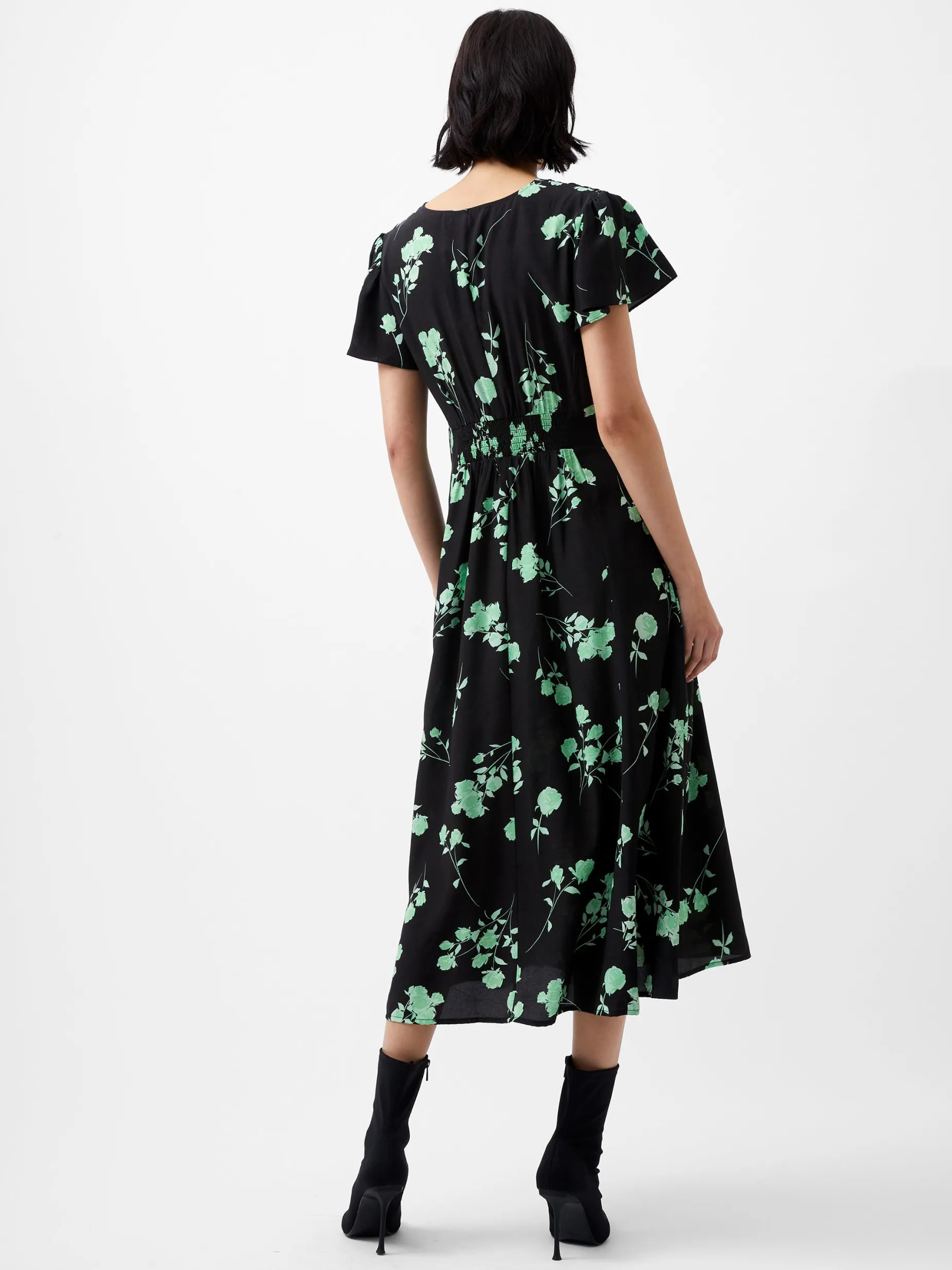 French Connection Dresses|Midi Dresses-Alessandra Eco Delphine V-Neck Dress
