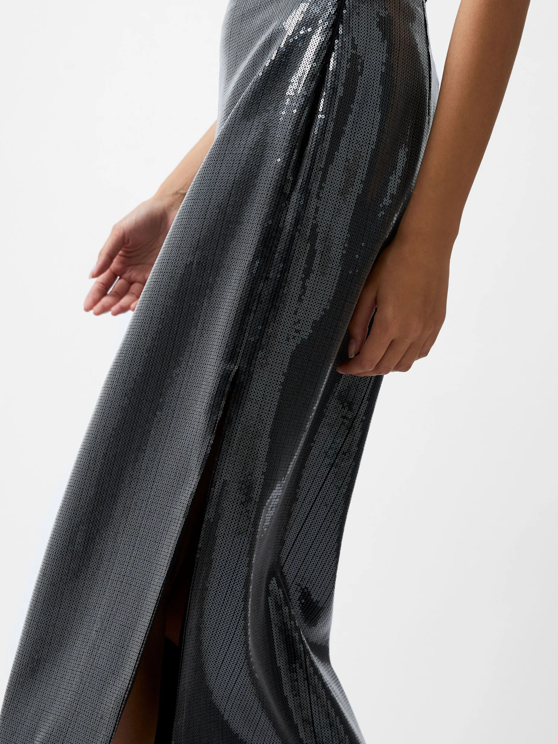 Women French Connection Skirts & Shorts|Co-Ords-Amy Sequin Midi Skirt