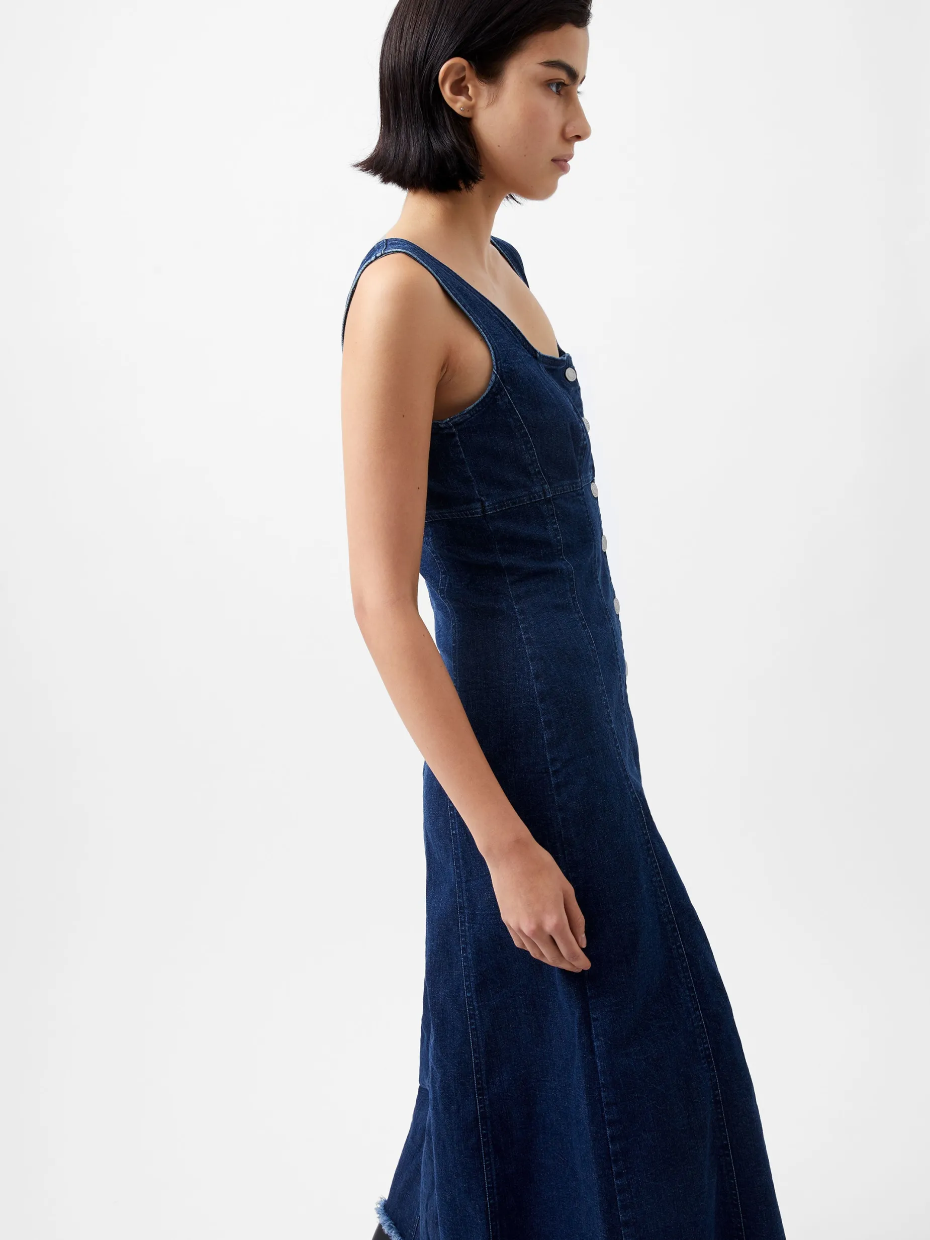 French Connection Dresses|Midi Dresses-Arywode Denim Dress