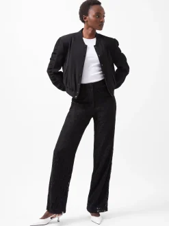 French Connection Trousers|Co-Ords-Asura Lace Flared Trousers