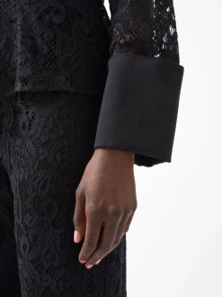 French Connection Tops|Shirts-Asura Lace Long Sleeve Shirt