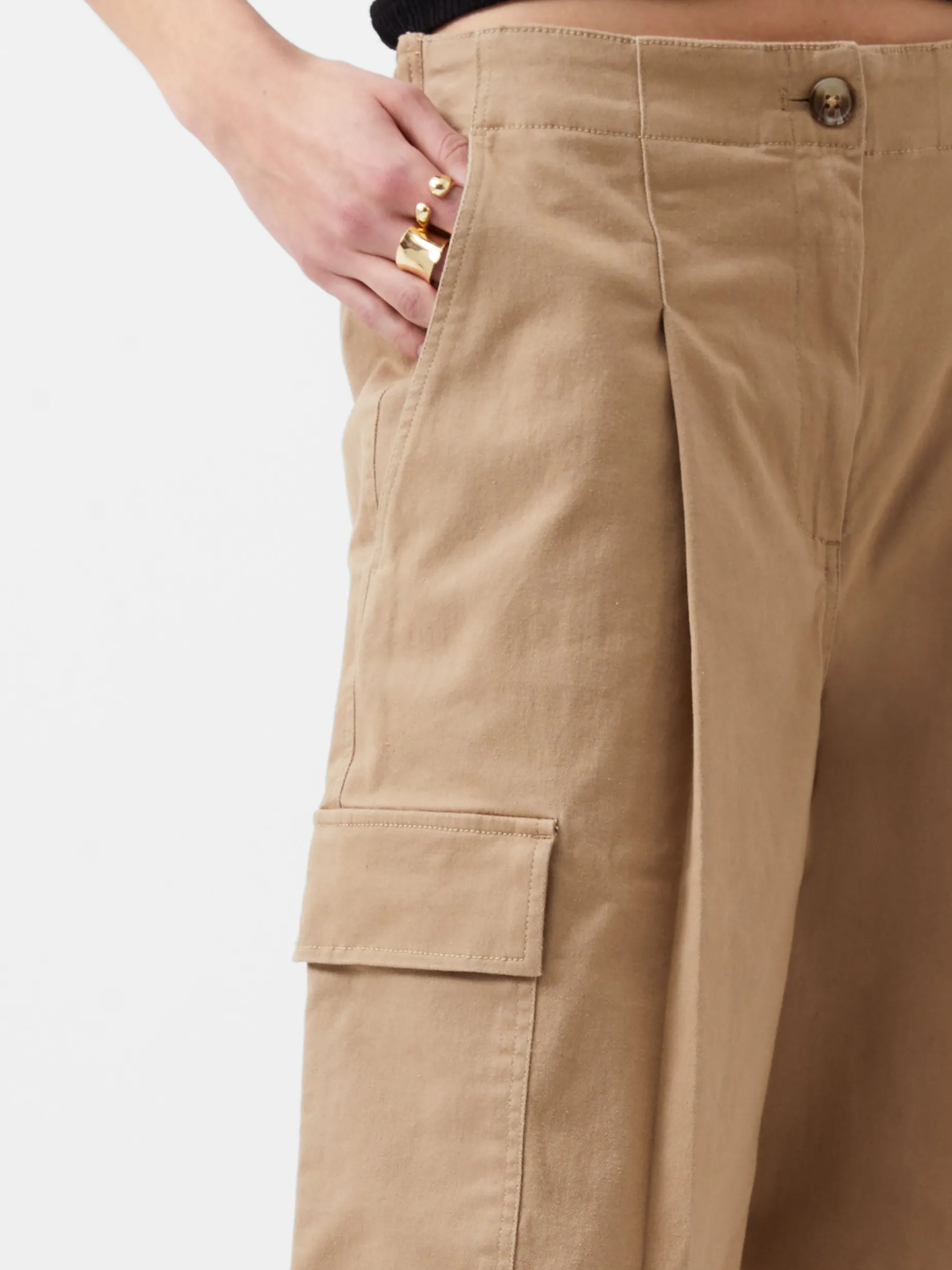 French Connection Trousers-Atena Twill Cargo Pants