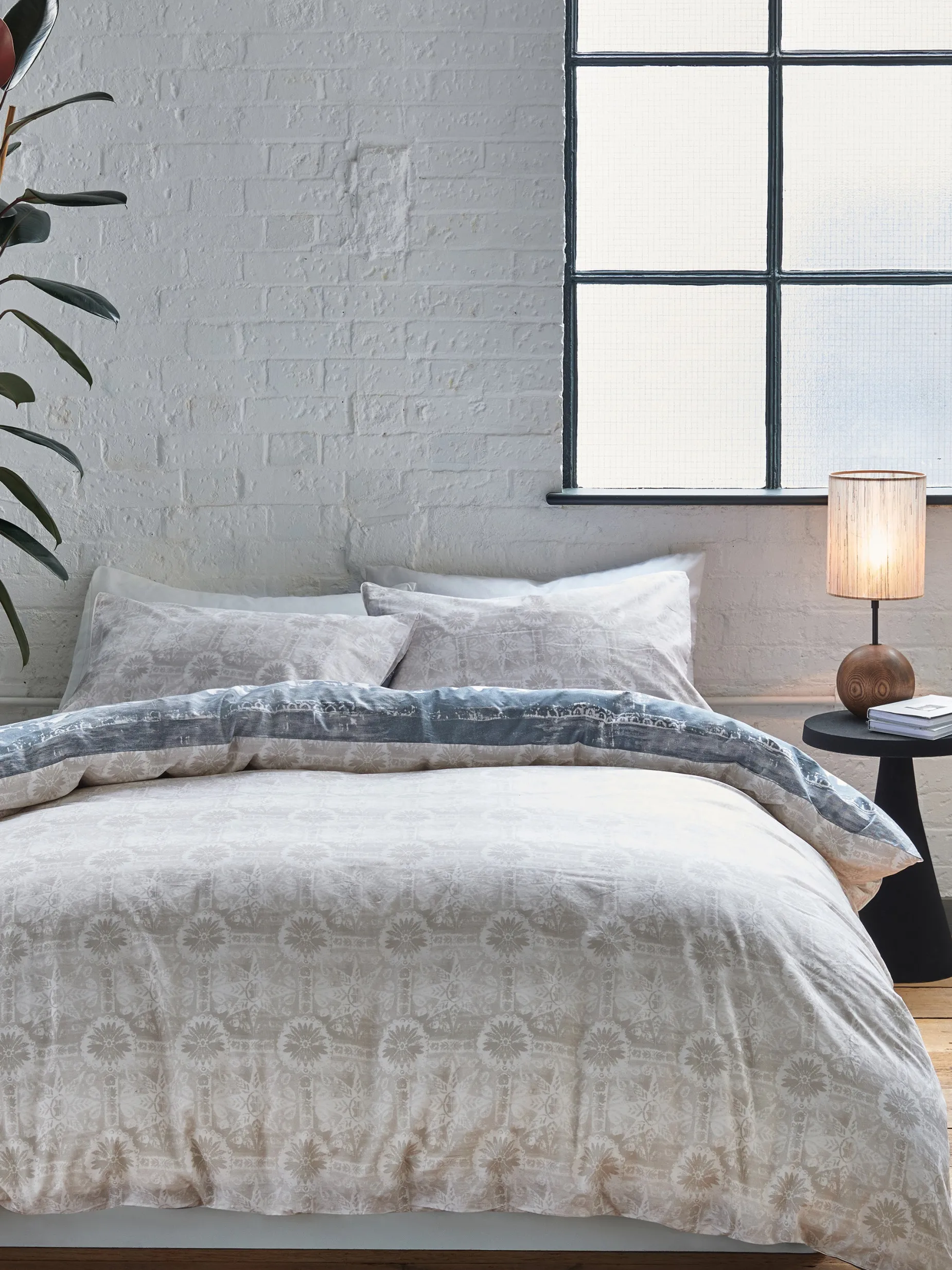 French Connection Bedding & Throws-Aurora Reversible Bedding Set