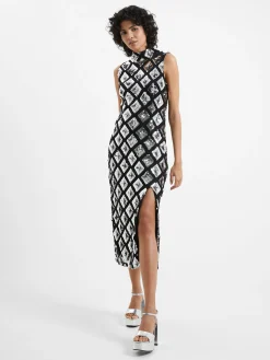 French Connection Sequin Dresses|Sequin Dresses-Axel Embellished Midi Dress