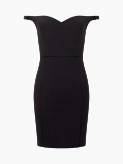 French Connection Dresses|Mini Dresses-Azra Twill Sweetheart Bardot Mini Dress