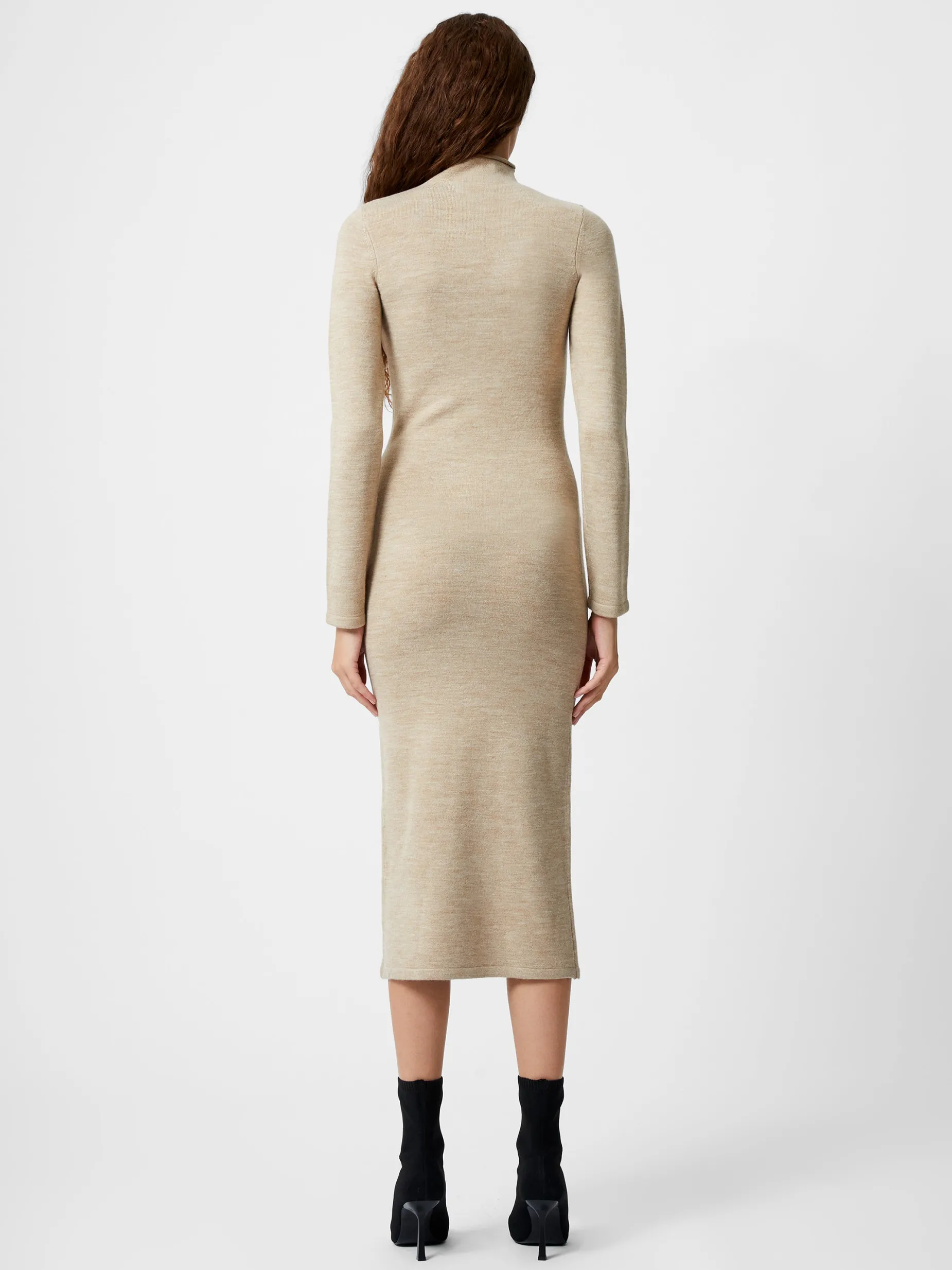 French Connection Maxi Dresses-Babysoft Roll Neck Midi Dress