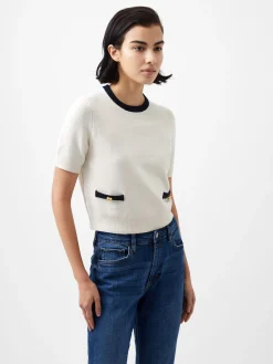 French Connection Jumpers & Cardigans-Babysoft Short Sleeve Top