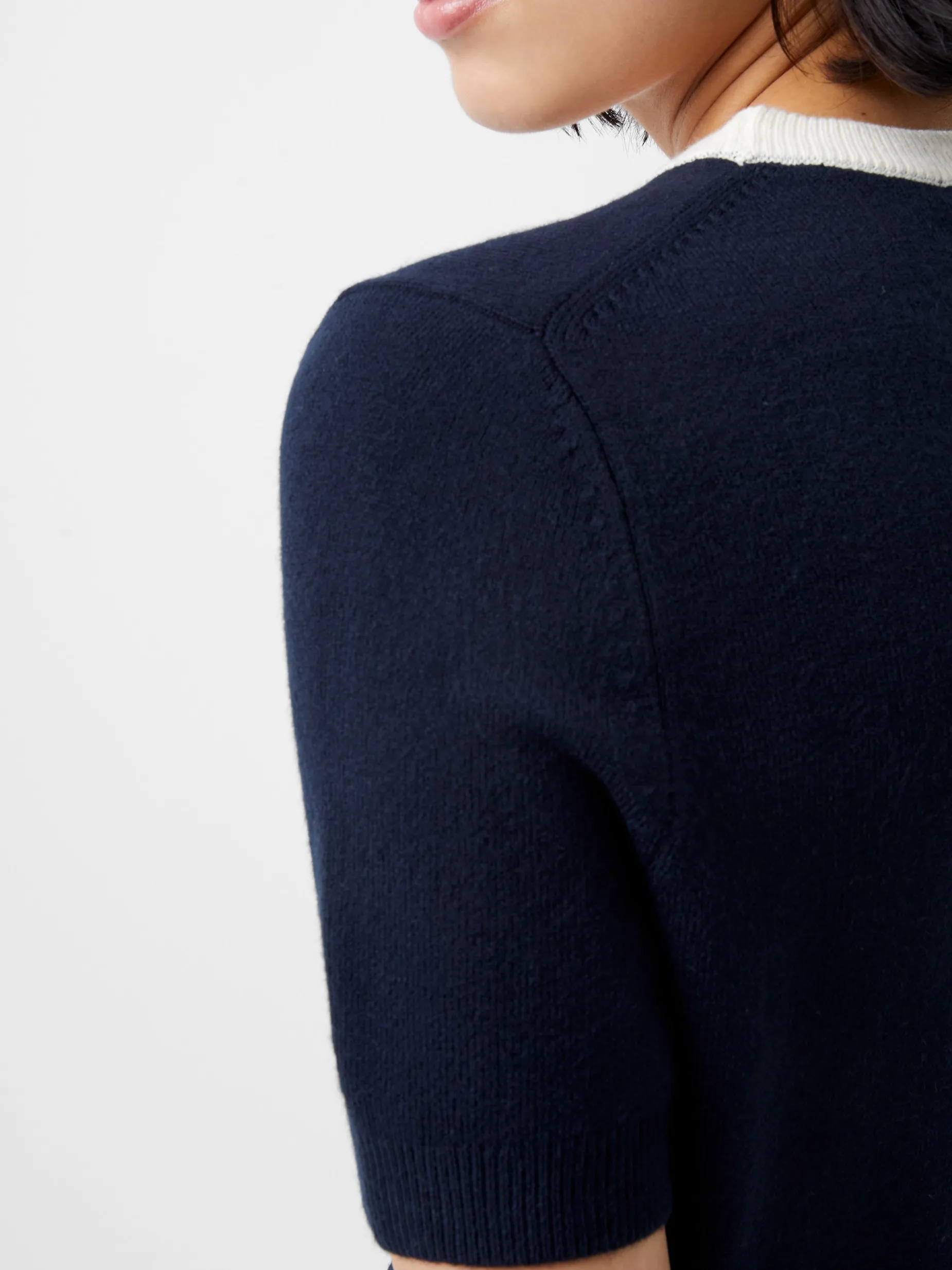 French Connection Jumpers & Cardigans-Babysoft Short Sleeve Top