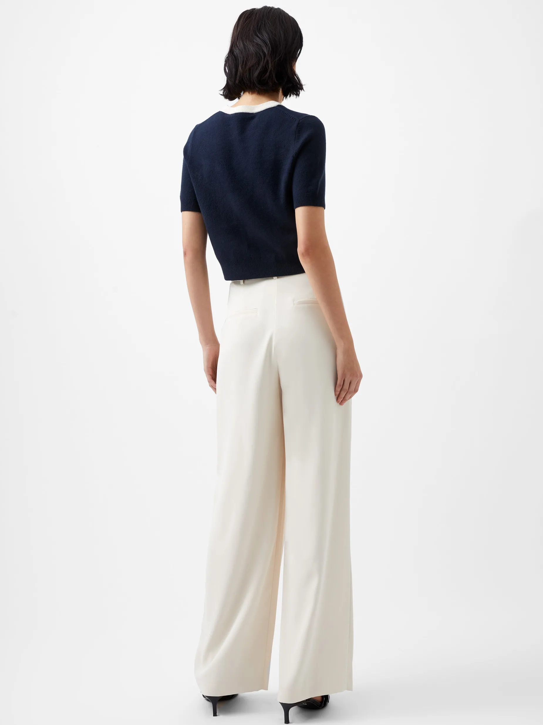 French Connection Jumpers & Cardigans-Babysoft Short Sleeve Top