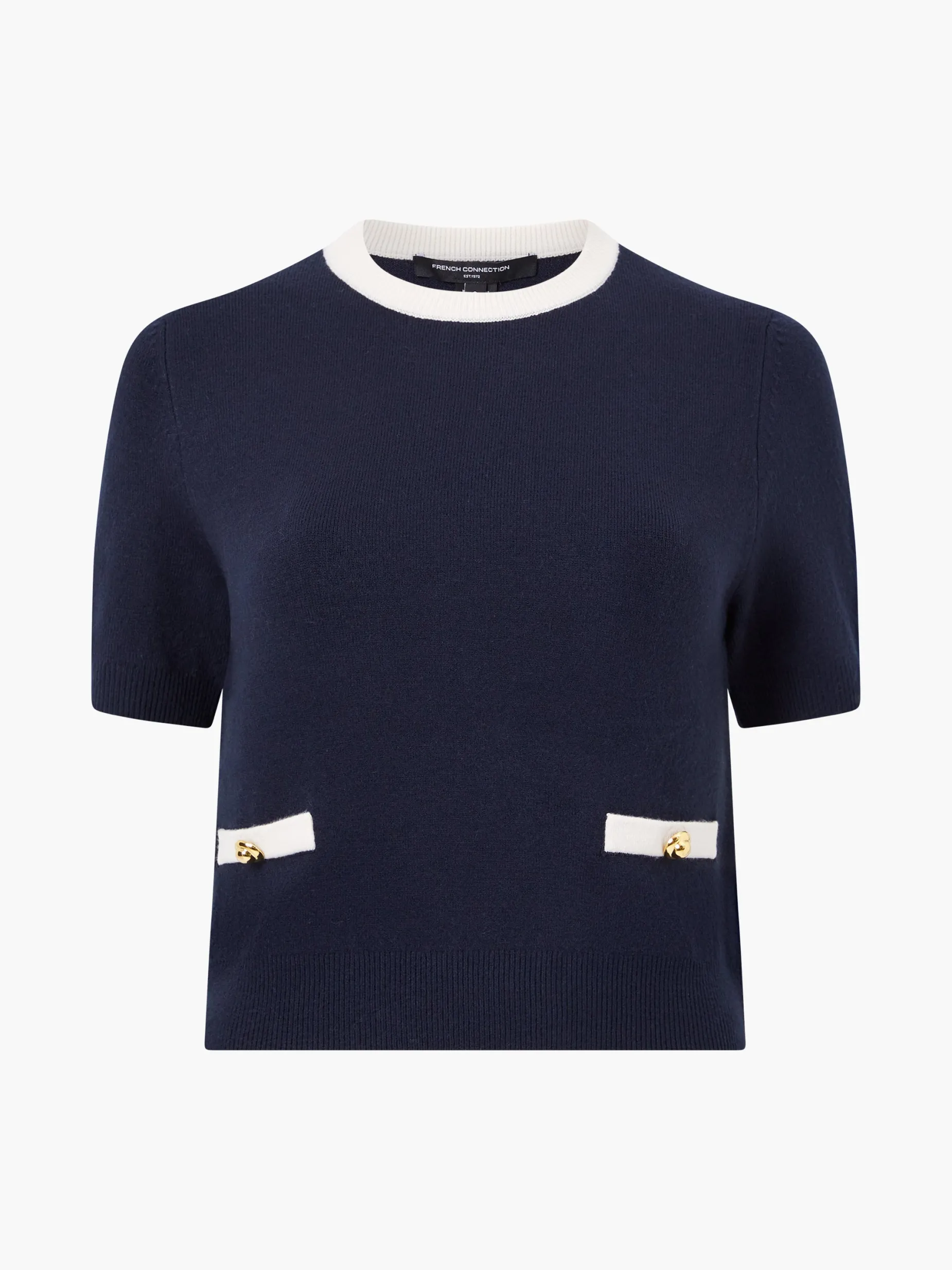 French Connection Jumpers & Cardigans-Babysoft Short Sleeve Top