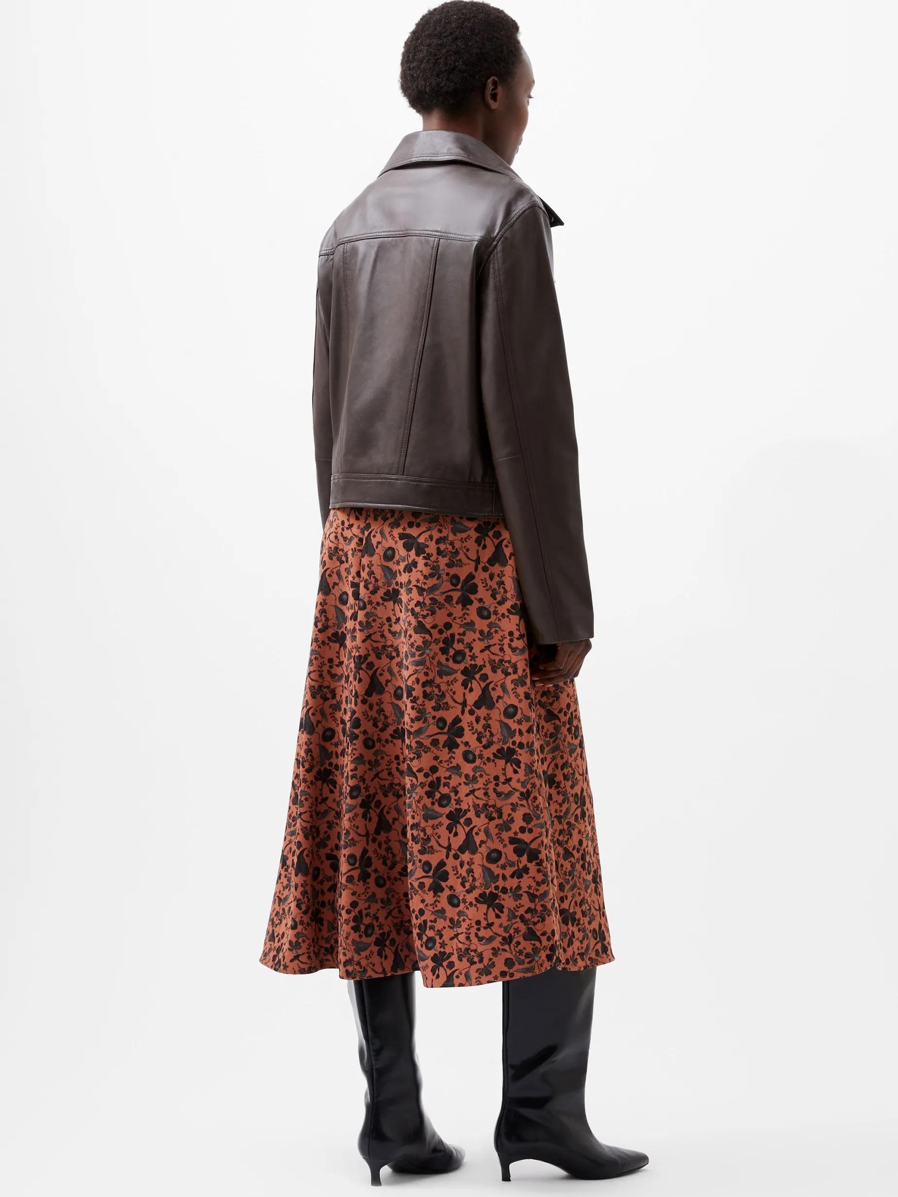 French Connection Coats & Jackets-Becket Leather Military Jacket