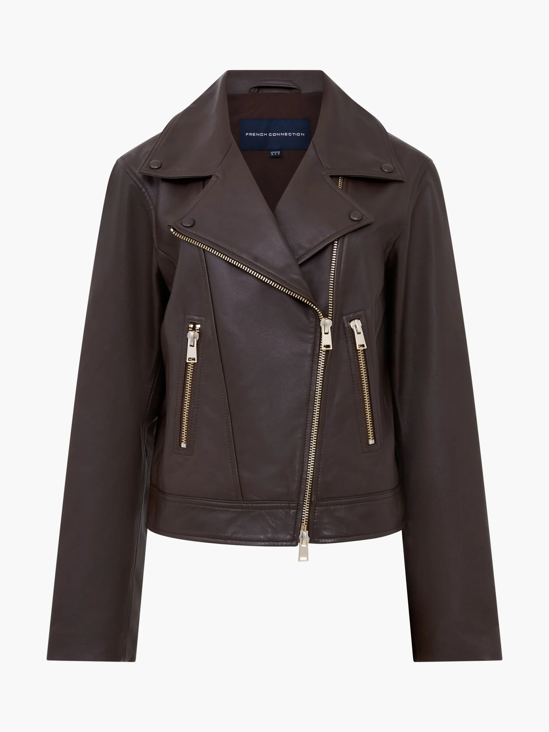 French Connection Coats & Jackets-Becket Leather Military Jacket