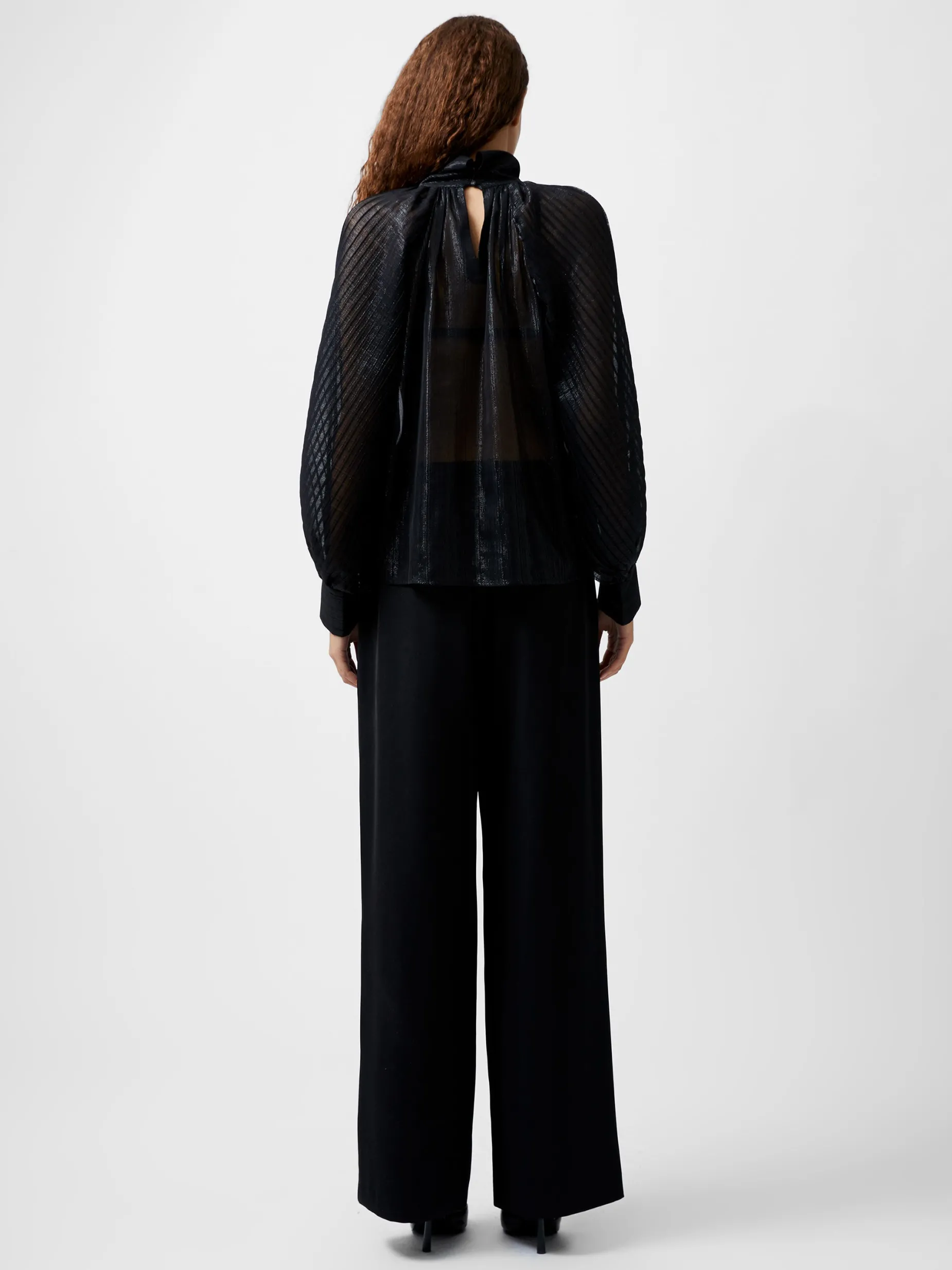 French Connection Tops|Jeans & A Nice Top-Beth Lurex Keyhole Top