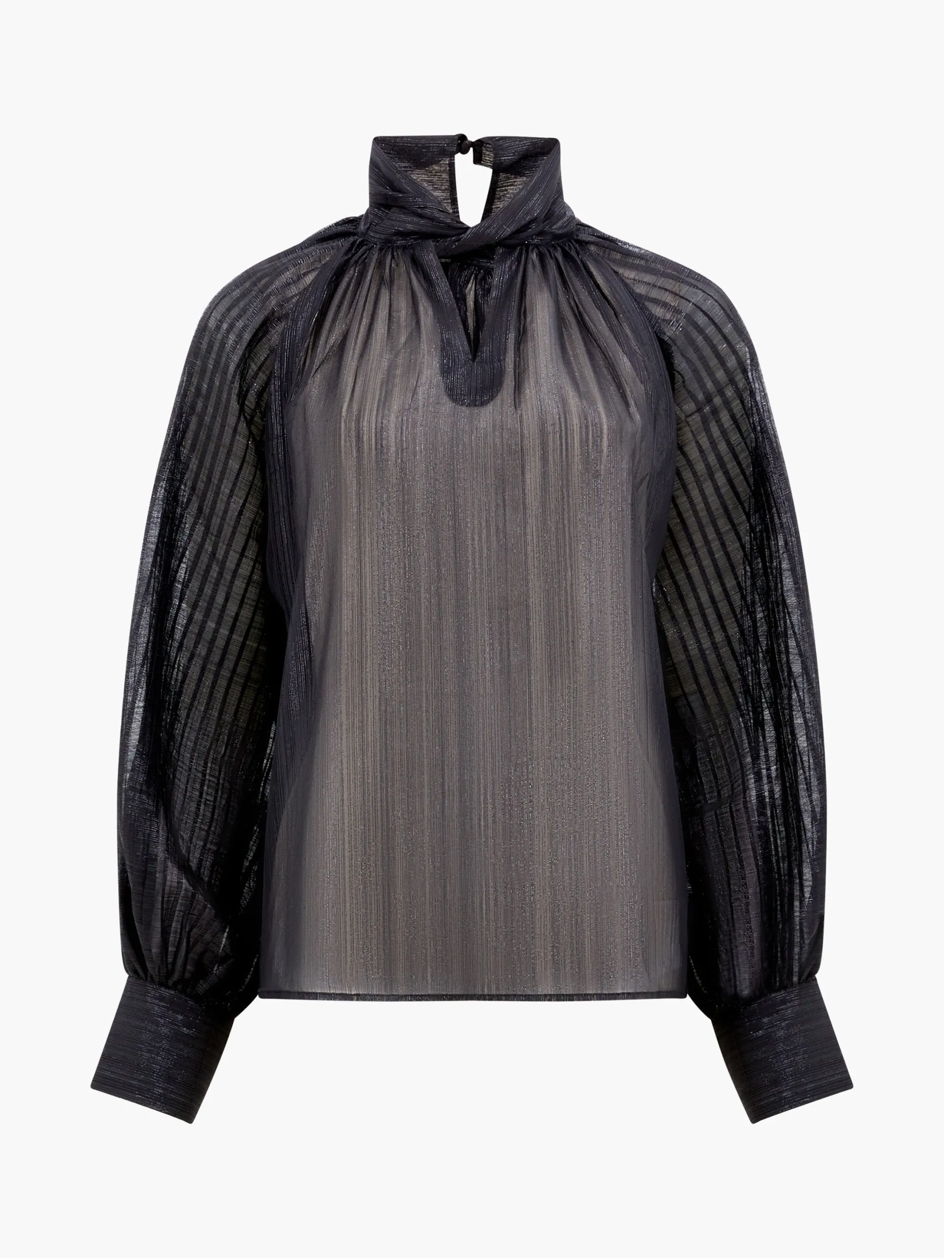 French Connection Tops|Jeans & A Nice Top-Beth Lurex Keyhole Top
