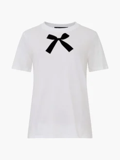 French Connection Tops-Bow Graphic T-Shirt