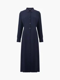 French Connection Dresses|Midi Dresses-Brina Crepe Button Down Maxi Dress