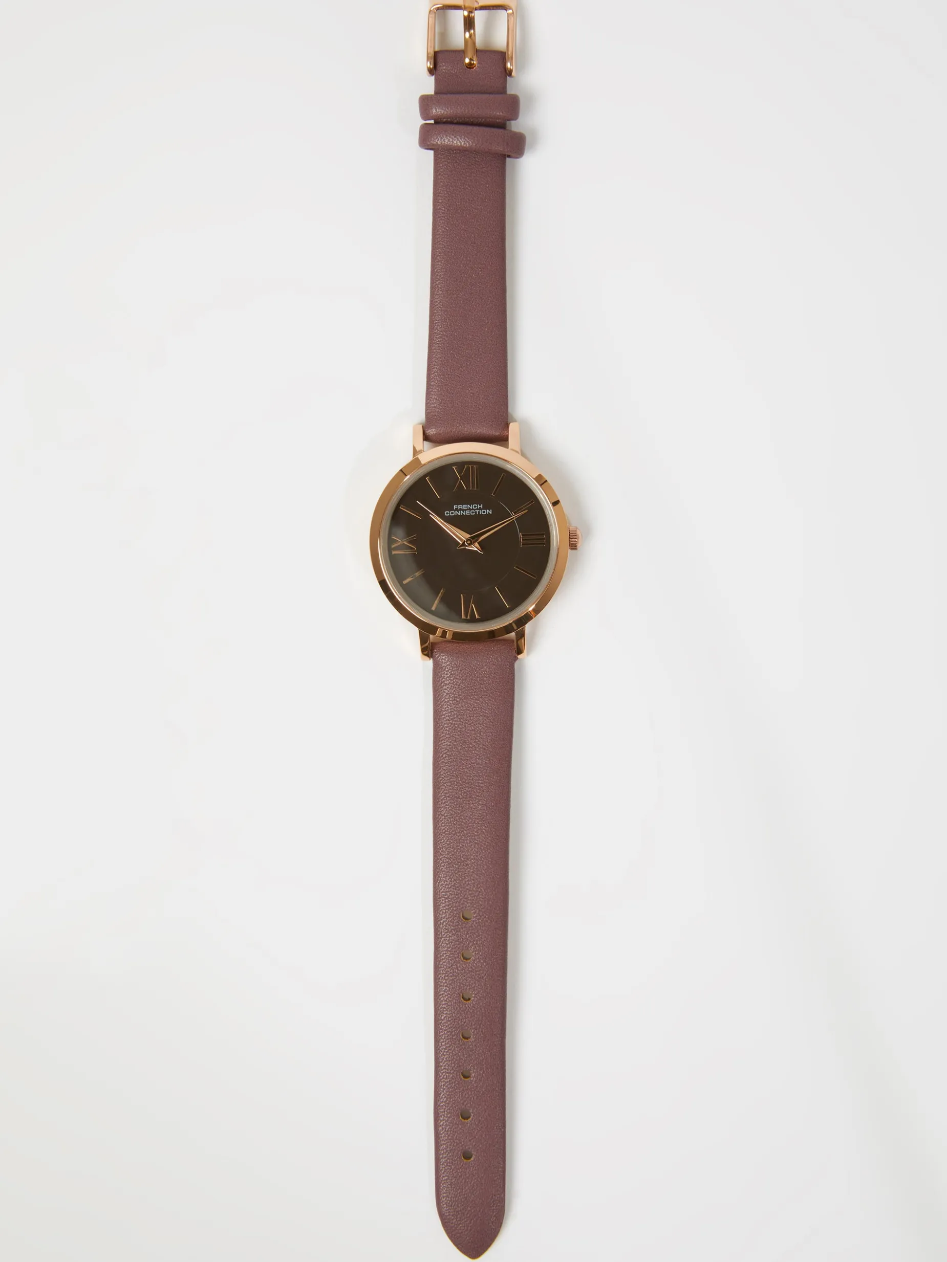 Women French Connection Jewellery|Jewellery-Leather Strap Watch with Dial