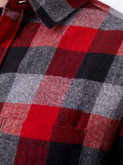 French Connection Shirts-Brushed Flannel Check Shirt