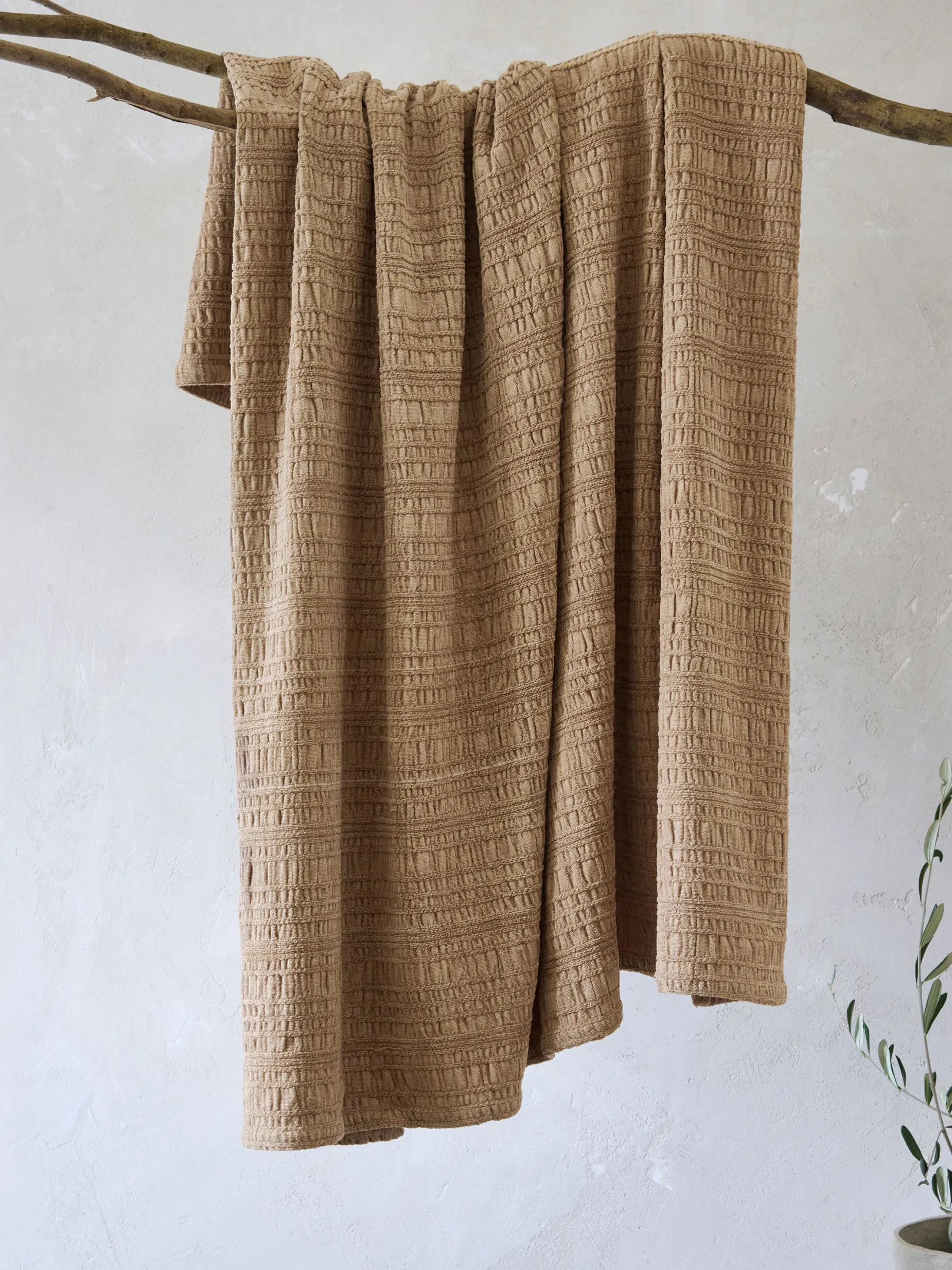 French Connection Home Accessories|Bedding & Throws-Cadley Eco Textured Throw