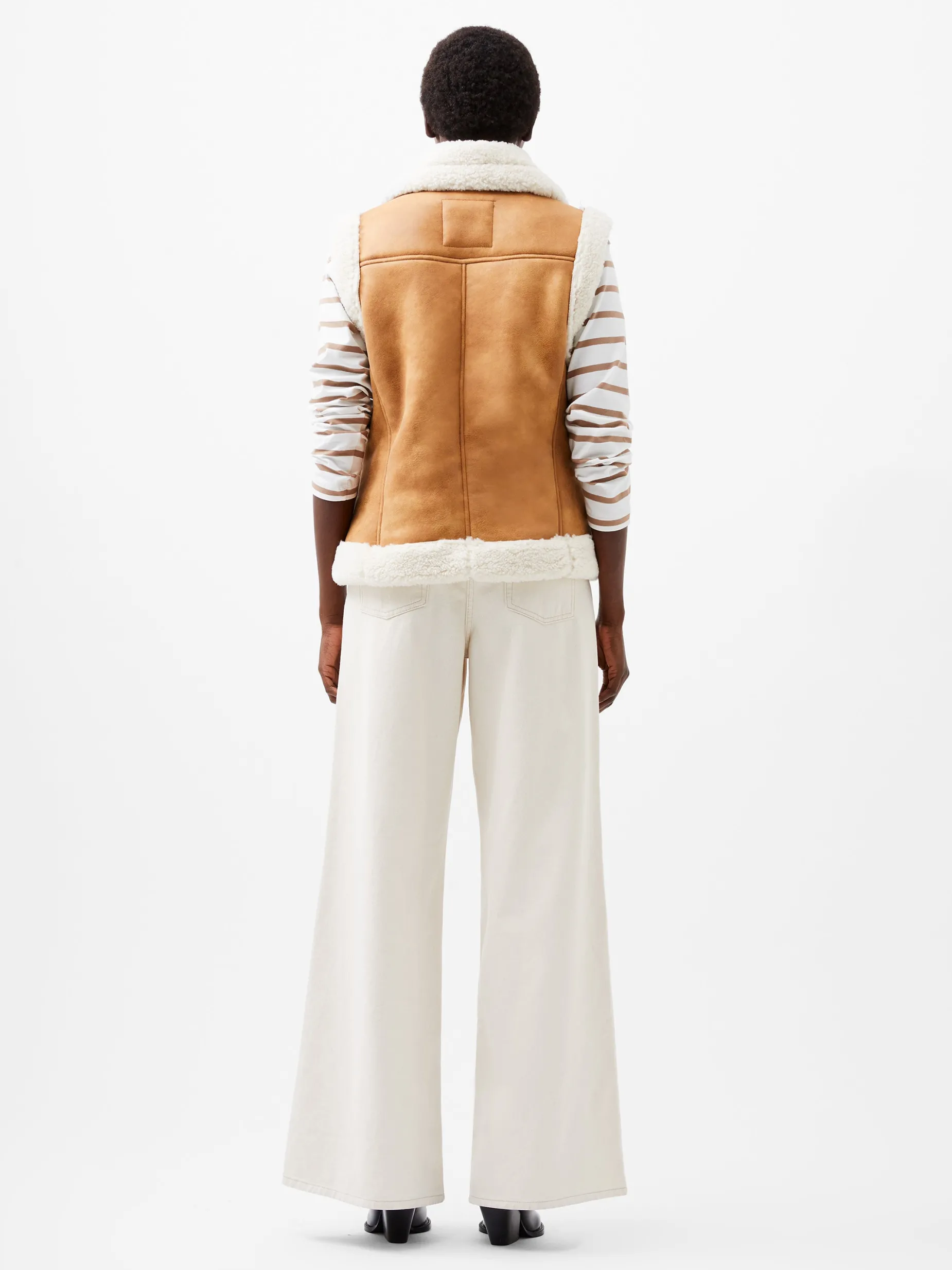 French Connection Coats & Jackets|Jeans & A Nice Top-Camry Suedette Gilet