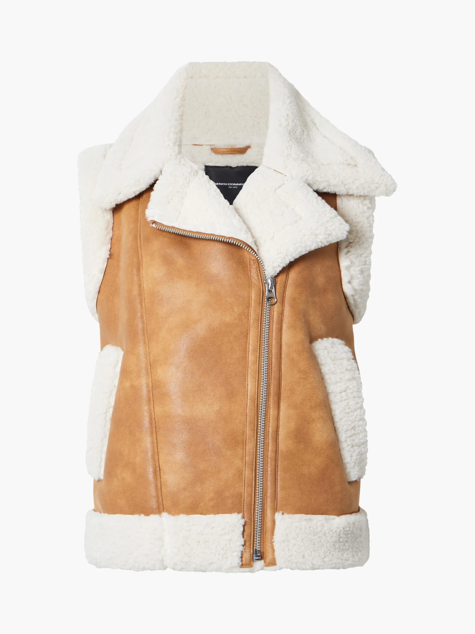 French Connection Coats & Jackets|Jeans & A Nice Top-Camry Suedette Gilet