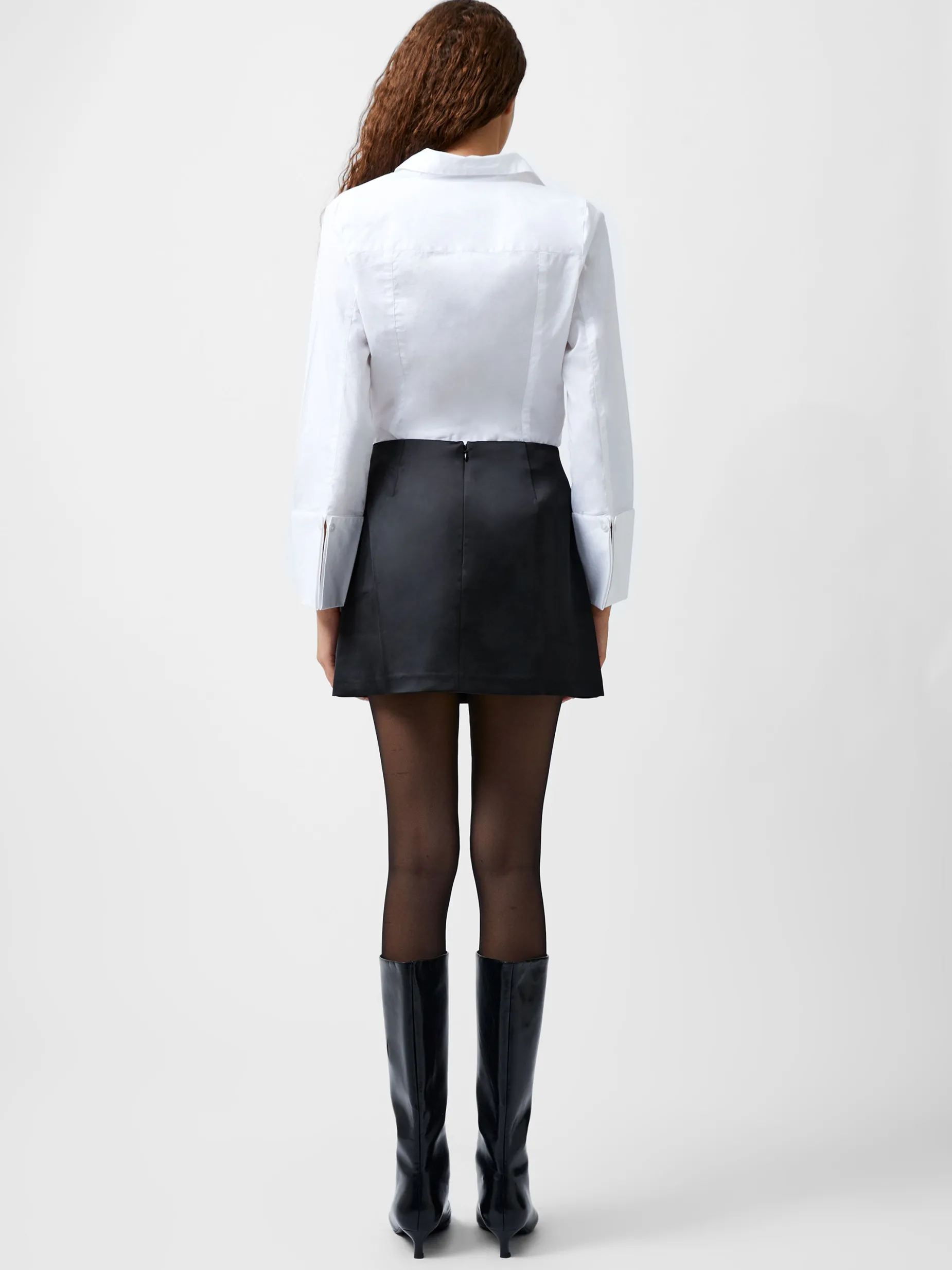 French Connection Skirts & Shorts|Skirts-Carey Satin Embellished Pocket Mini Skirt