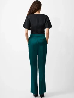 Women French Connection Trousers|Co-Ords-Carey Satin Trousers