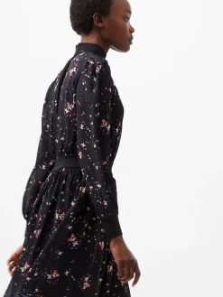 French Connection Dresses|Mini Dresses-Carina Georgette High Neck Mini Dress