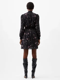 French Connection Dresses|Mini Dresses-Carina Georgette High Neck Mini Dress