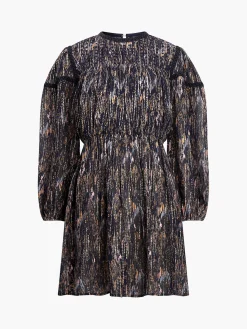 French Connection Dresses|Mini Dresses-Carissa Lurex Jacquard Sequin Mini Dress