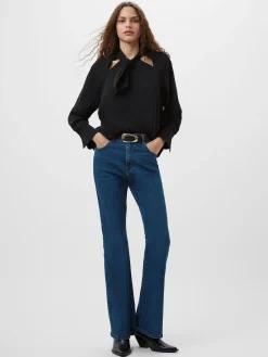 French Connection Tops|Shirts-Carmen Recycled Crepe Tie Blouse