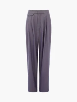 French Connection Trousers-Carmine Flannel Trousers
