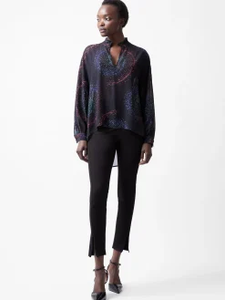 French Connection Tops-Cecily Estella Georgette Poet Blouse