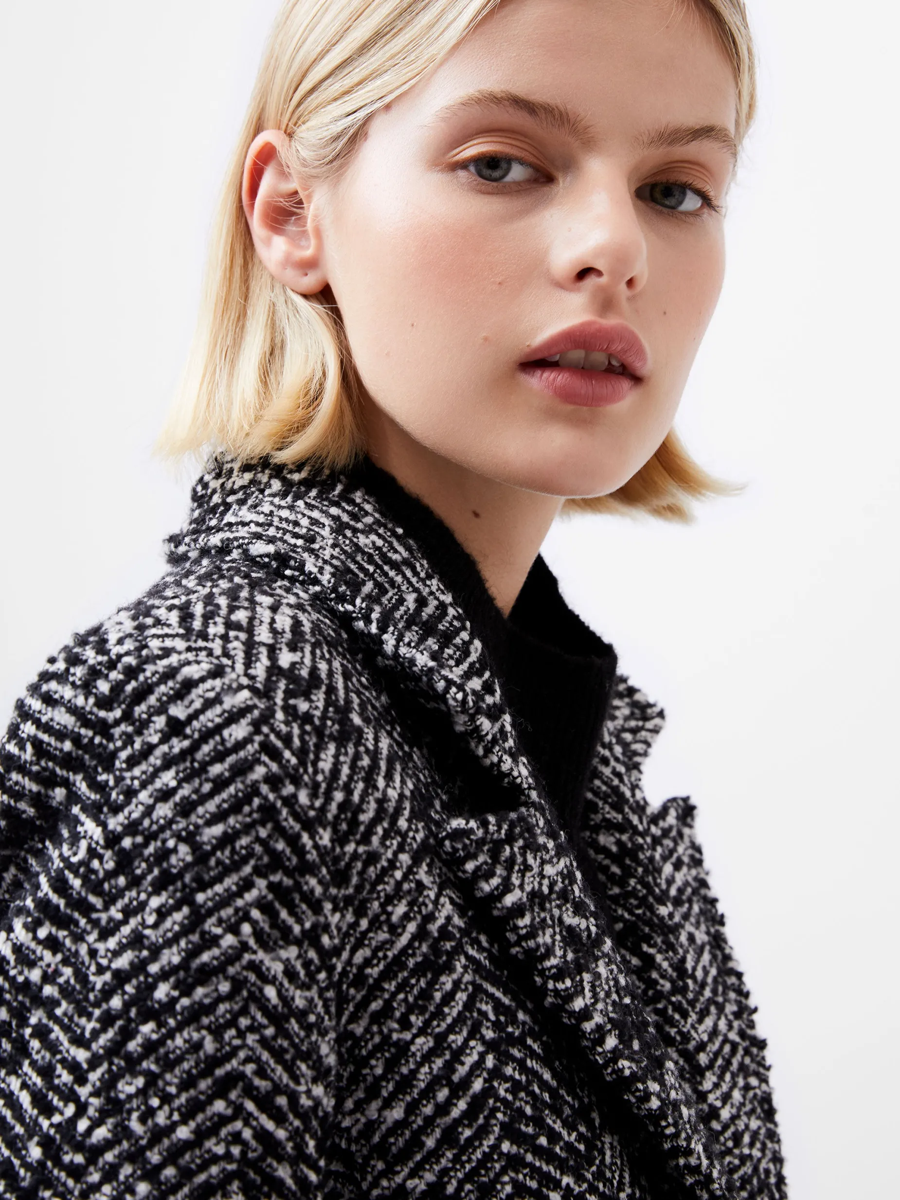 French Connection Coats & Jackets|Jeans & A Nice Top-Chantelle Herringbone Coat