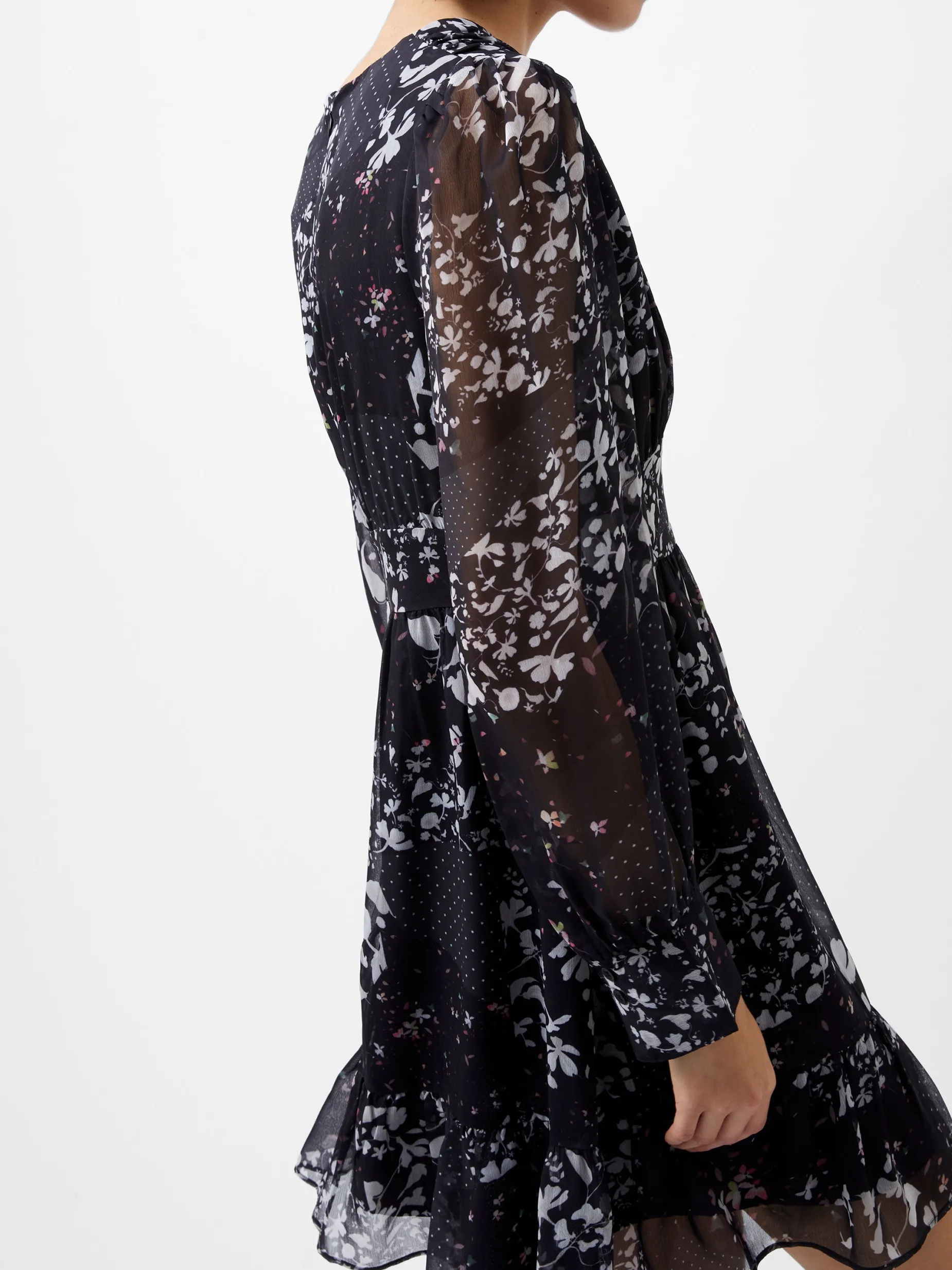 French Connection Dresses|Mini Dresses-Collage Hallie Crinkle Mini Dress