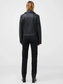French Connection Coats & Jackets|Co-Ords-Connie Leather Biker Jacket