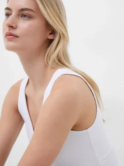French Connection Tops-Cotton Organic Stretch Tank Top