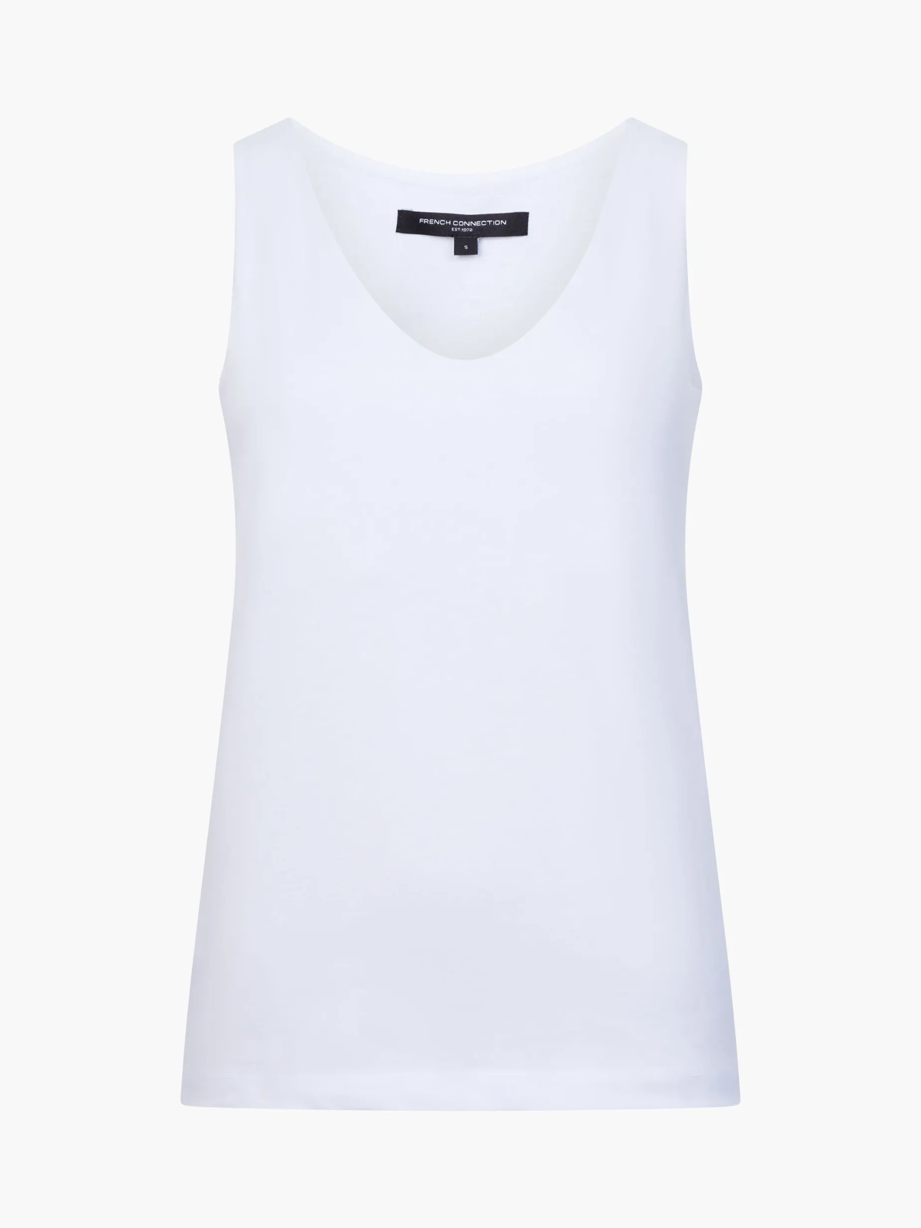 French Connection Tops-Cotton Organic Stretch Tank Top