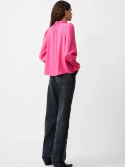 French Connection Tops|Jeans & A Nice Top-Crepe Light High Neck Long Sleeve Top