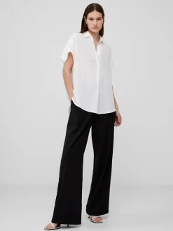 French Connection Tops|Shirts-Crepe Light Recycled Popover Shirt