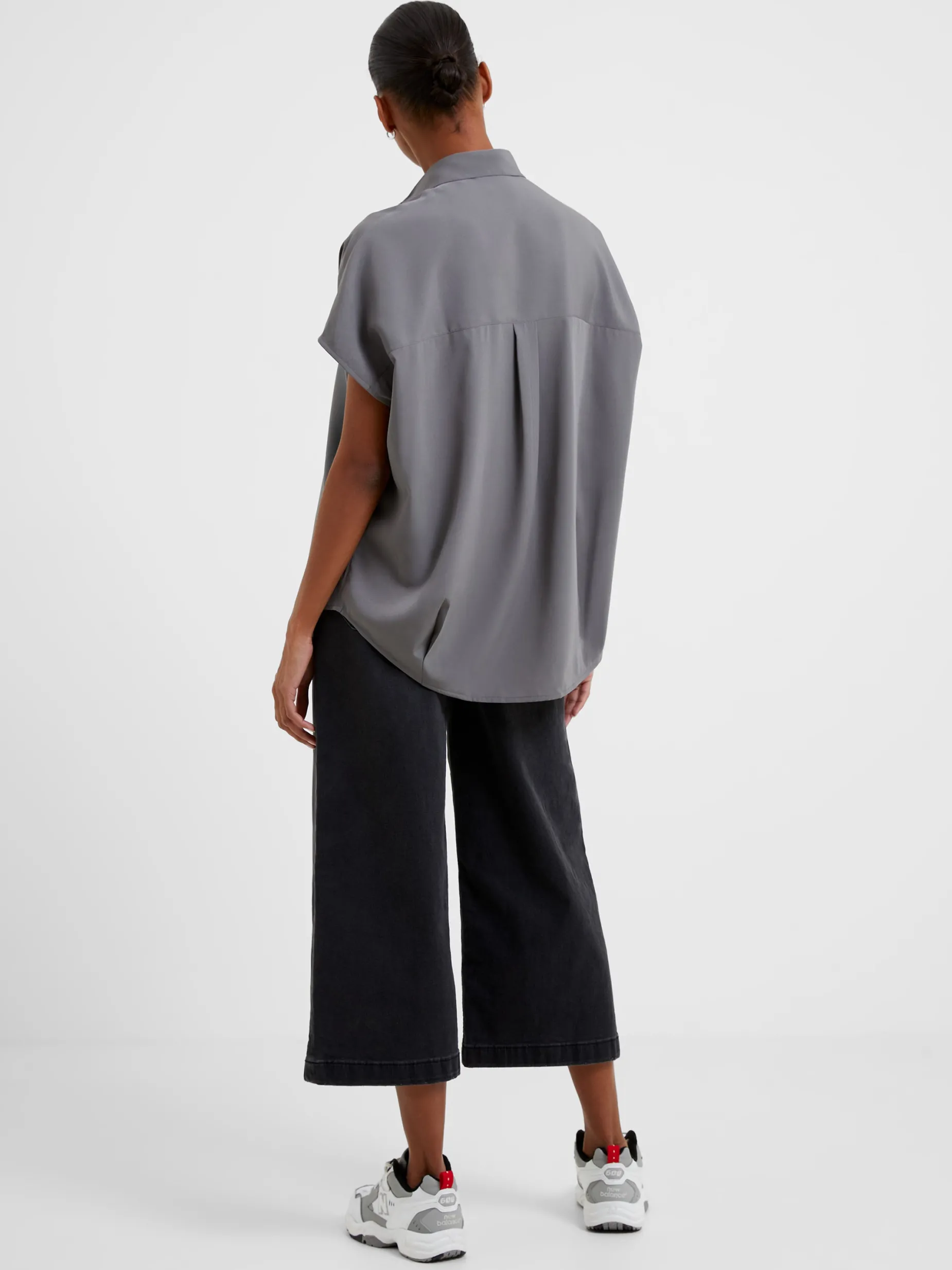 French Connection Tops|Shirts-Crepe Light Recycled Popover Shirt