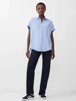 French Connection Tops|Shirts-Crepe Light Recycled Popover Shirt