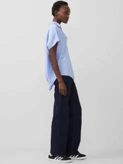 French Connection Tops|Shirts-Crepe Light Recycled Popover Shirt