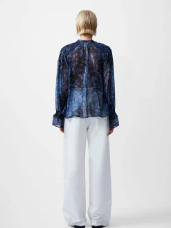 French Connection Jeans & A Nice Top-Dawn Recycled Hallie Crinkle Blouse