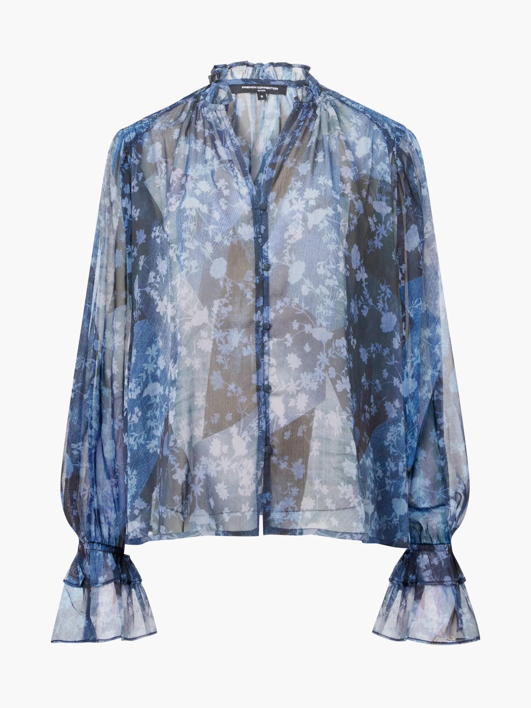 French Connection Jeans & A Nice Top-Dawn Recycled Hallie Crinkle Blouse