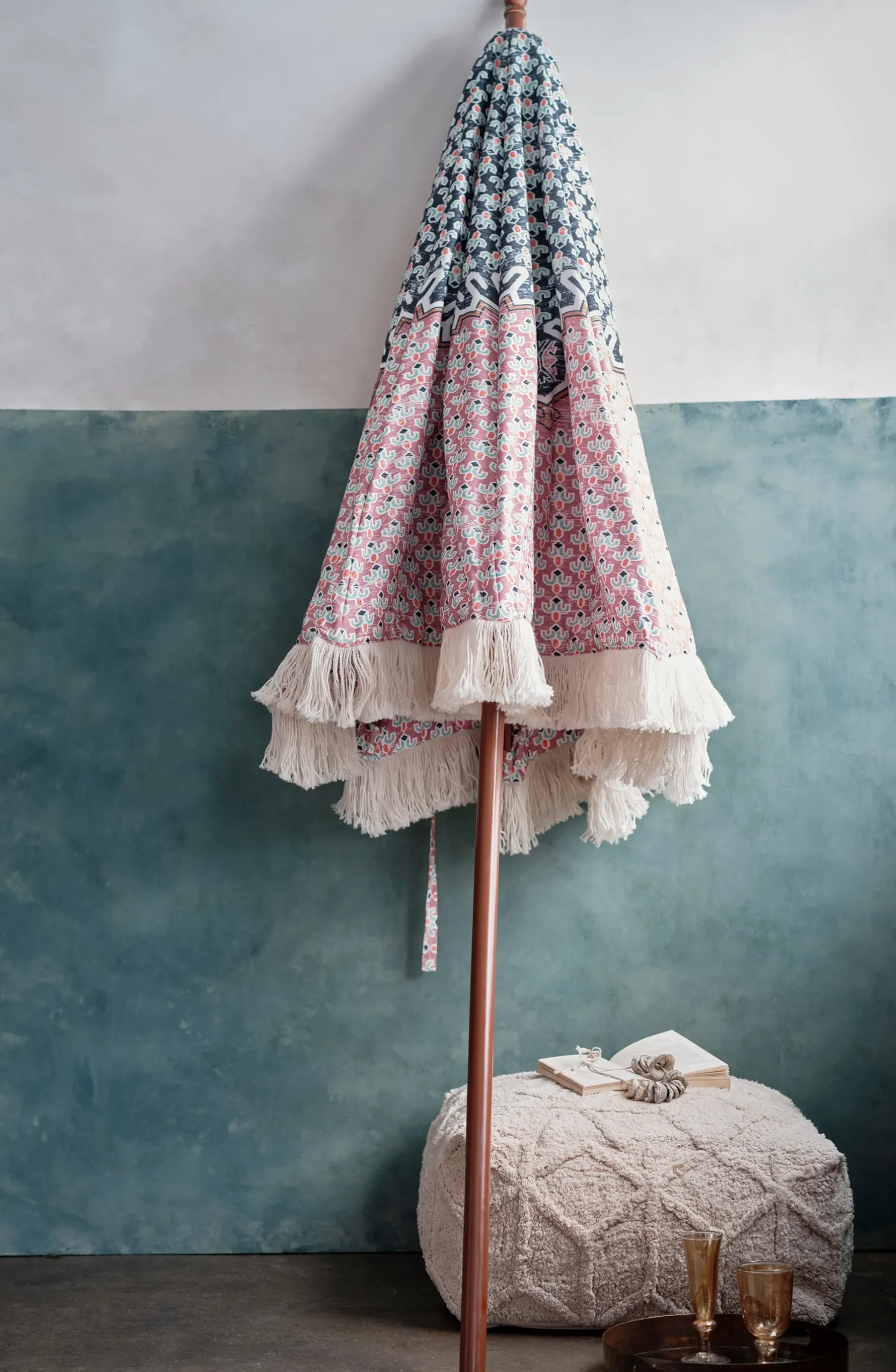 French Connection Cushions|Pouffes & Floor Cushions-Dawn Tufted Pouffe