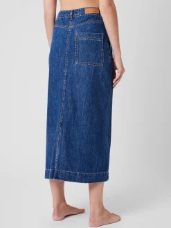 French Connection Skirts & Shorts|Skirts-Denver Denim Midaxi Skirt