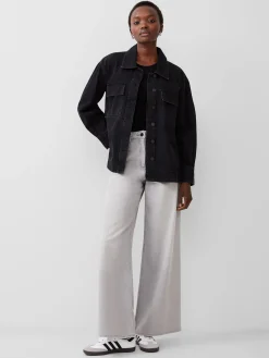 French Connection Tops|Shirts-Denver Denim Oversized Shacket
